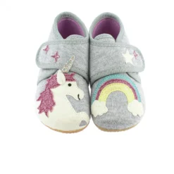 Living Kitzbühel Baby's Klettschuh Einhorn & Regenbogen - Slippers -La Sporttock Shop living kitzbuehel babys klettschuh einhorn regenbogen slippers detail 4