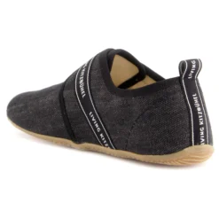 Living Kitzbühel Kid's Hook-and-Loop Model LK Lettering - Slippers -La Sporttock Shop living kitzbuehel kids hook and loop model lk lettering slippers detail 5