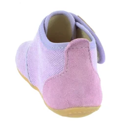 Living Kitzbühel Kid's Hook-and-Loop Slippers With Leather Reinforcement - Slippers -La Sporttock Shop living kitzbuehel kids hook and loop slippers with leather reinforcement slippers detail 3