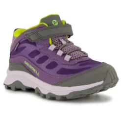 New Products -La Sporttock Shop merrell kids moab speed mid a c waterproof walking boots detail 2